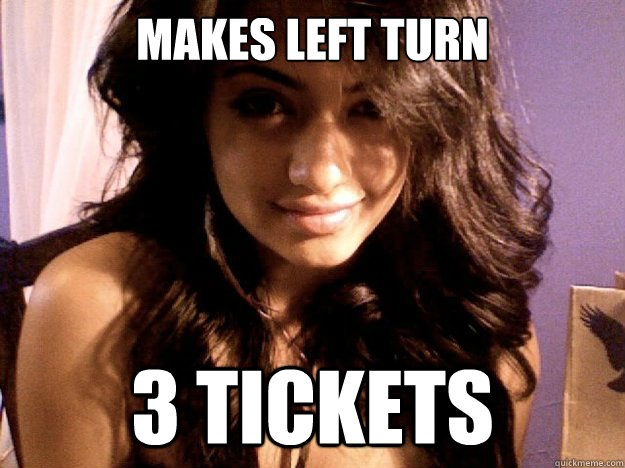 makes left turn 3 tickets  wow nilou