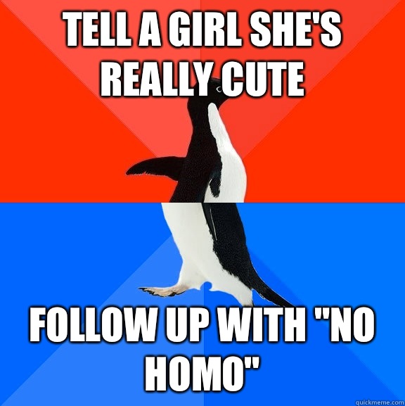 tell a girl she's really cute follow up with 