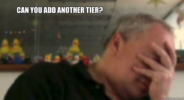 Can you add another tier?  Mark Jacobs - Camelot Unchained Questions