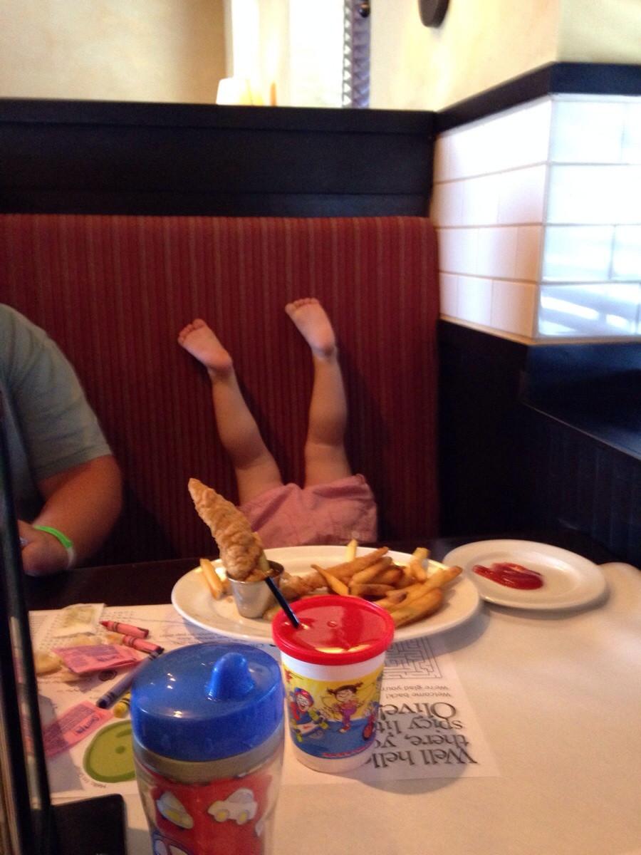Took my daughter out for a nice dinner. -   Misc