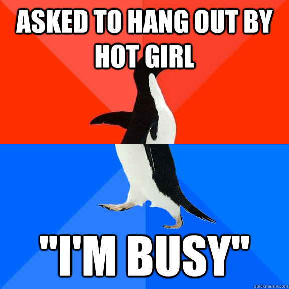 Asked to hang out by hot girl  