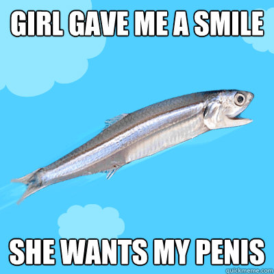 girl gave me a smile she wants my penis  