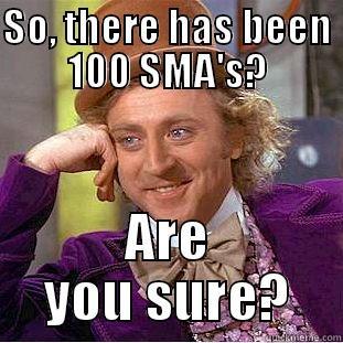 SO, THERE HAS BEEN 100 SMA'S? ARE YOU SURE? Creepy Wonka
