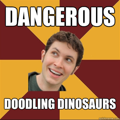 Dangerous  doodling dinosaurs  Tobuscus