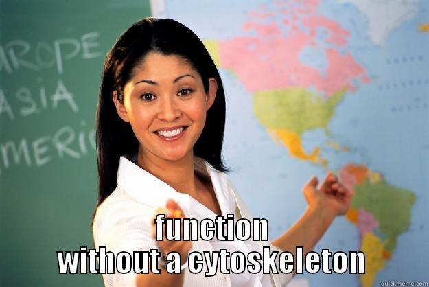  FUNCTION WITHOUT A CYTOSKELETON Unhelpful High School Teacher