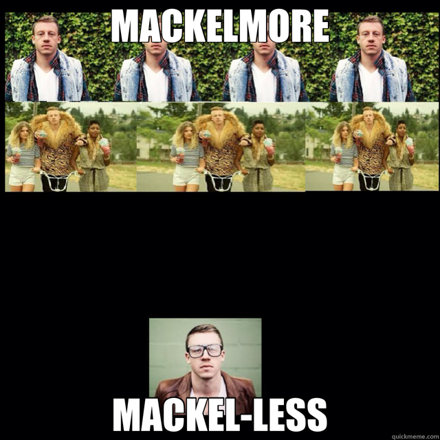 MACKELMORE MACKEL-LESS  macklemore