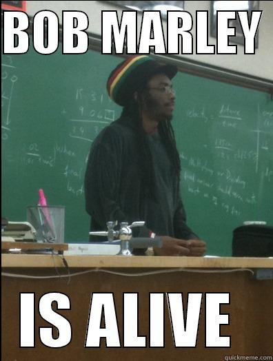 BOB MARLEY  IS ALIVE  Rasta Science Teacher