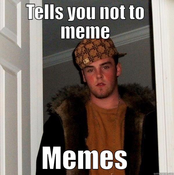 TELLS YOU NOT TO MEME MEMES Scumbag Steve