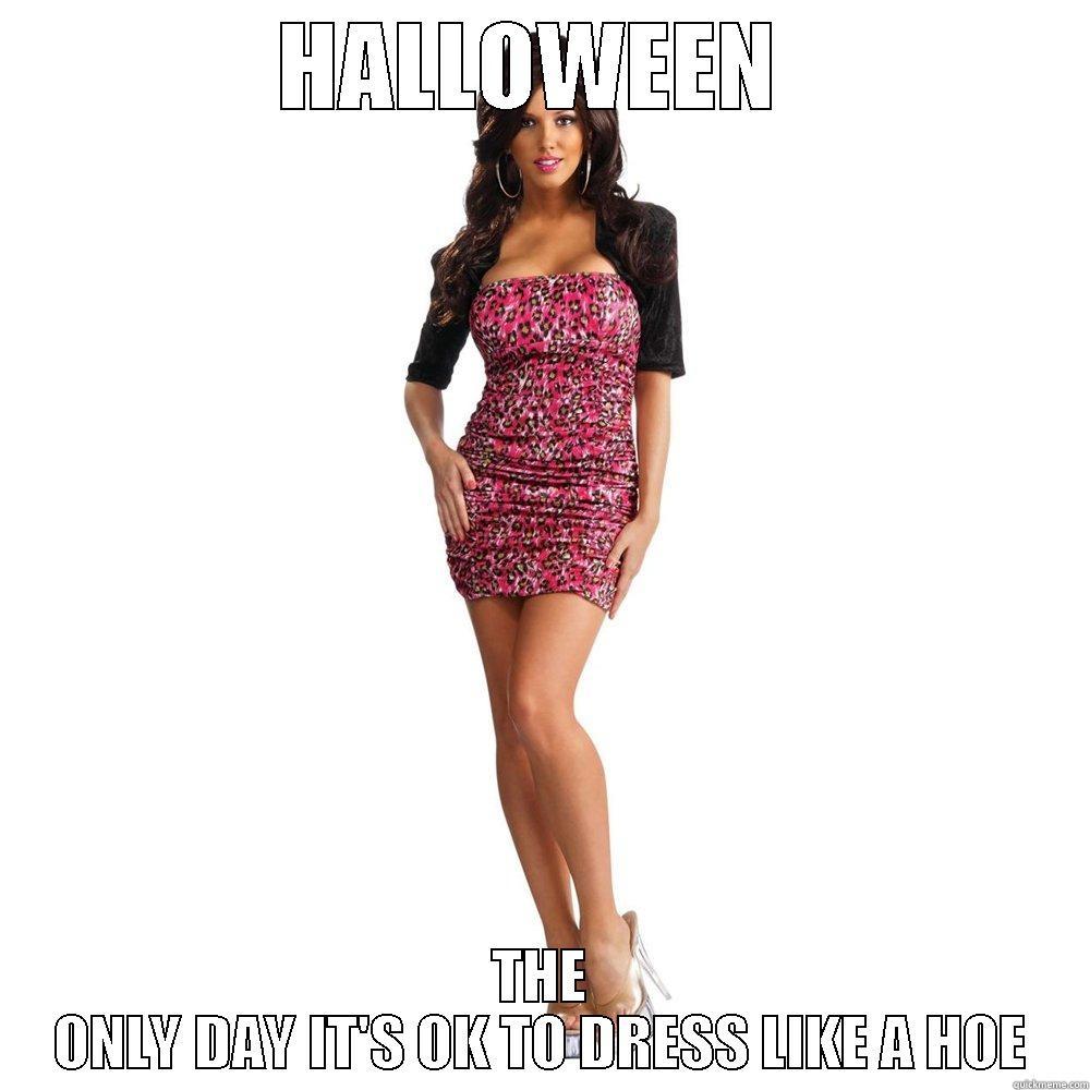 HALLOWEEN  THE ONLY DAY IT'S OK TO DRESS LIKE A HOE Misc