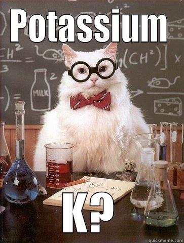 POTASSIUM K? Chemistry Cat