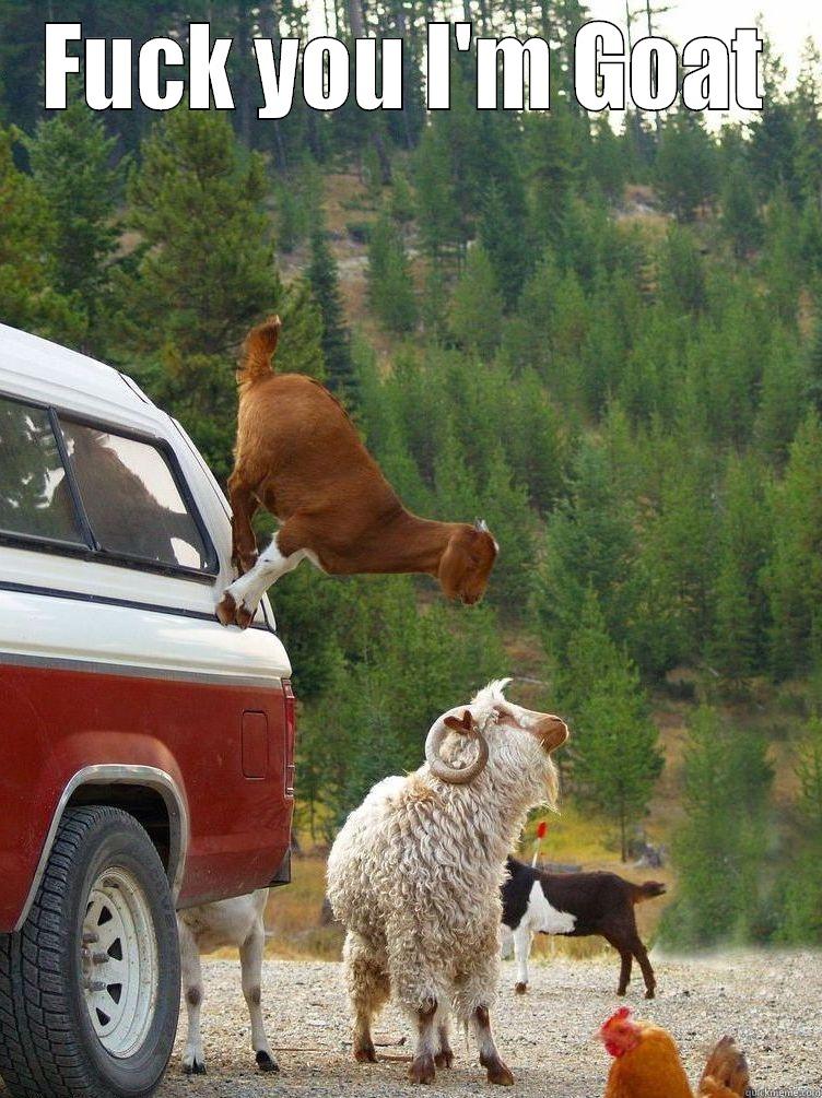Fuck you I'm Goat - FUCK YOU I'M GOAT  Misc