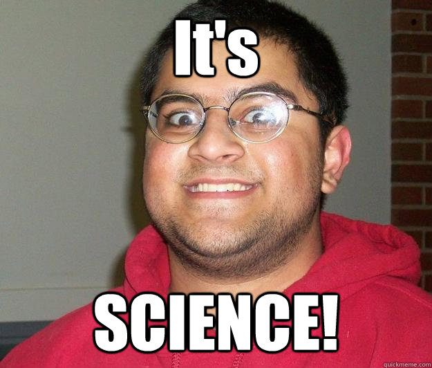 It's  SCIENCE!  Nerdy indian boy