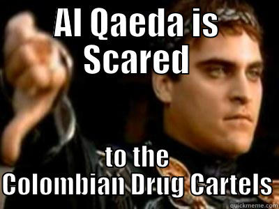 AL QAEDA IS SCARED TO THE COLOMBIAN DRUG CARTELS Downvoting Roman