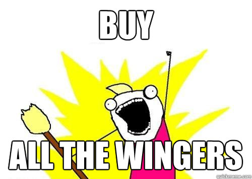 Buy All the Wingers  x all the y