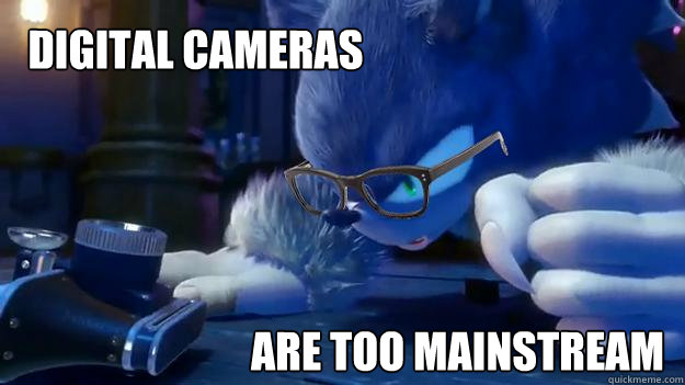 Digital Cameras Are too mainstream  Hipster Werehog