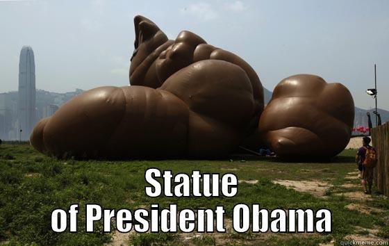  STATUE OF PRESIDENT OBAMA Misc