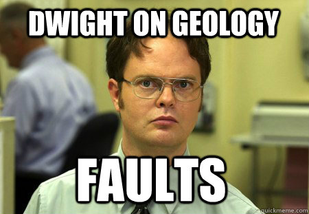 Dwight on geology faults  Schrute