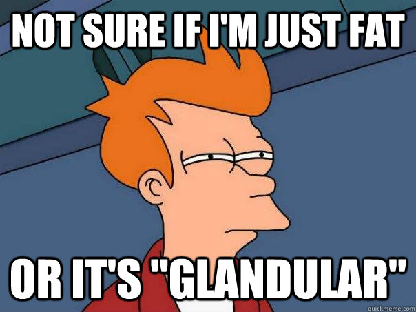 Not sure if I'm just fat or it's 