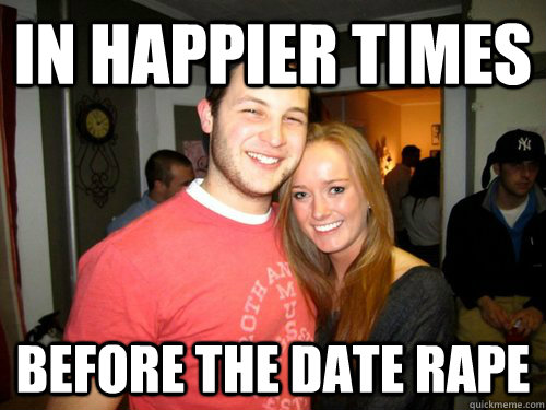 In Happier Times before the date rape  Freshman Couple