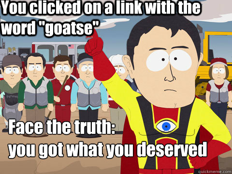 You clicked on a link with the word 