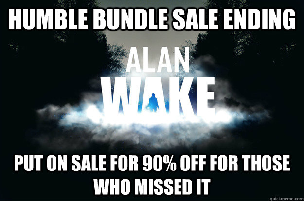 Humble bundle sale ending Put on sale for 90% off for those who missed it - Humble bundle sale ending Put on sale for 90% off for those who missed it  Misc