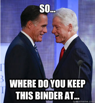 So... Where do you keep this binder at... - So... Where do you keep this binder at...  Misc