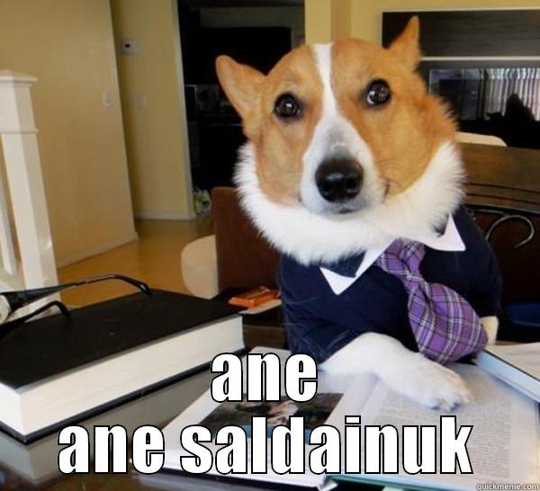  ANE ANE SALDAINUK Lawyer Dog