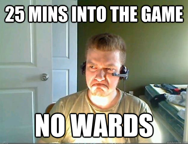 25 Mins into the game no wards  AngryTestie