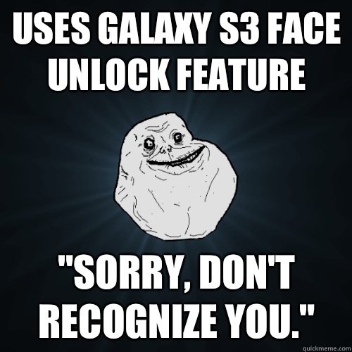 Uses Galaxy S3 face unlock feature 