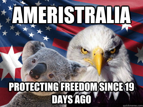 Ameristralia Protecting freedom since 19 days ago  Ameristralia