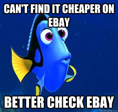 can't find it cheaper on ebay better check ebay  Forgetful Dory