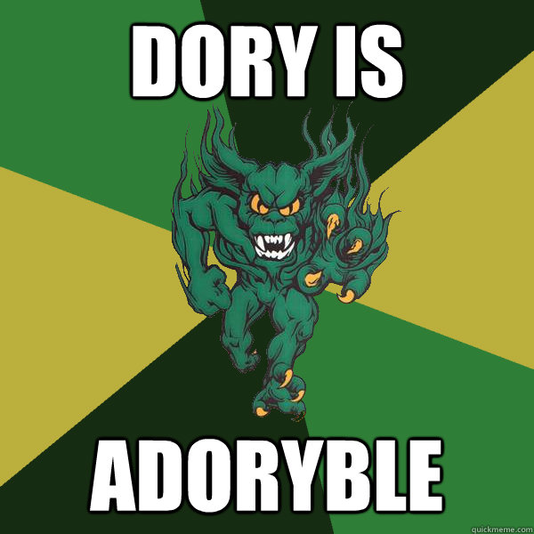 Dory is  Adoryble  Green Terror