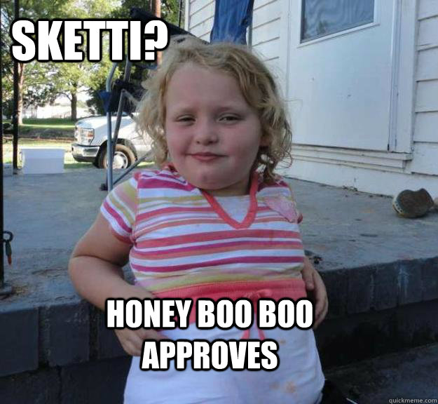 honey boo boo approves Sketti?  