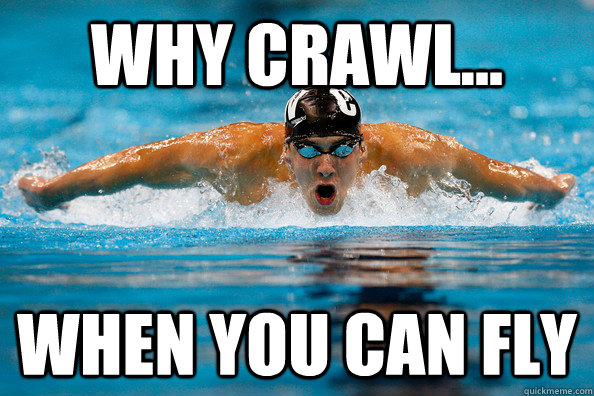 Why Crawl... When you can Fly  butterfly