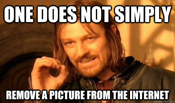 One does not simply Remove a picture from the internet  onedoesnot