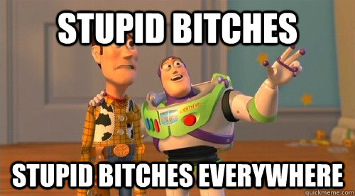 stupid bitches stupid bitches everywhere - stupid bitches stupid bitches everywhere  Buzz Kill