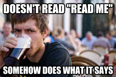 Doesn't read 