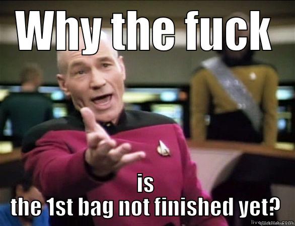 WHY THE FUCK IS THE 1ST BAG NOT FINISHED YET? Annoyed Picard HD