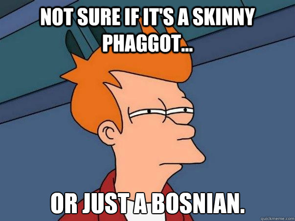 Not sure if it's a skinny phaggot... or just a bosnian. Caption 3 goes here Caption 4 goes here - Not sure if it's a skinny phaggot... or just a bosnian. Caption 3 goes here Caption 4 goes here  Not sure Fry