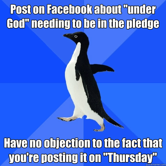 Post on Facebook about 