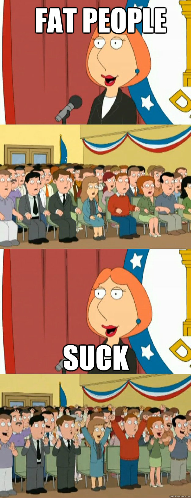 Fat People suck  Lois Griffin