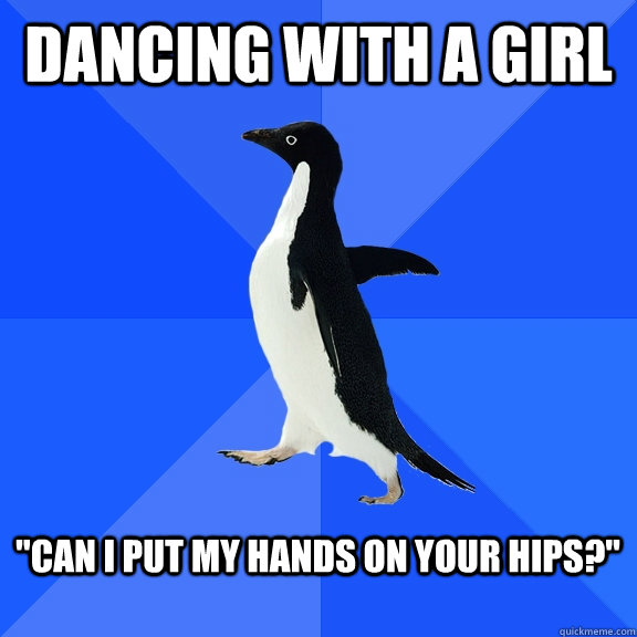 dancing with a girl  