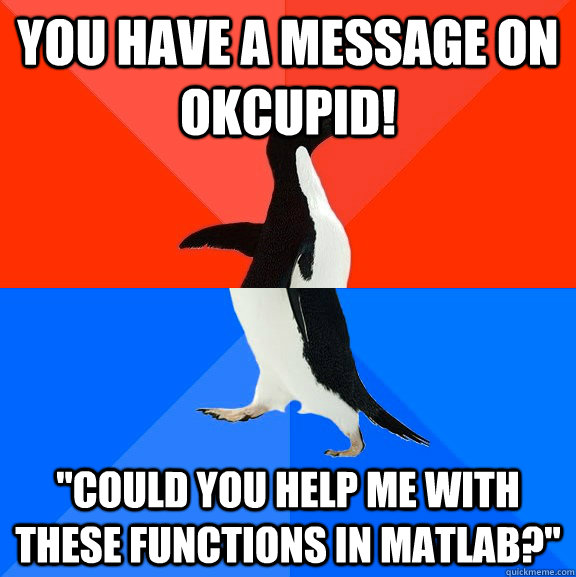 You have a message on OKCupid! 