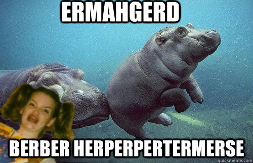 ERMAHGERD BERBER HERPERPERTERMERSE - ERMAHGERD BERBER HERPERPERTERMERSE  ERMAHGERD