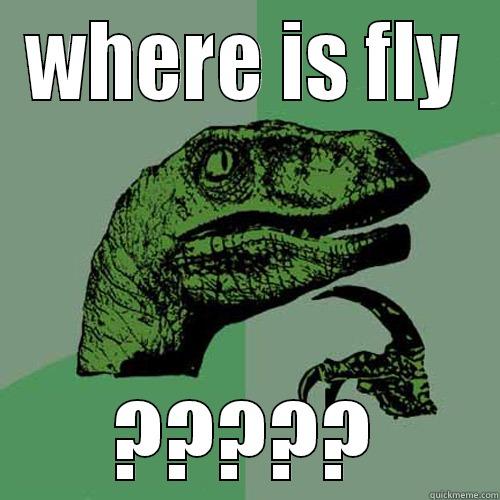 WHERE IS FLY ????? Philosoraptor