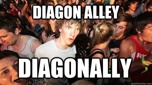 Diagon Alley Diagonally - Diagon Alley Diagonally  Sudden Clarity Clarence