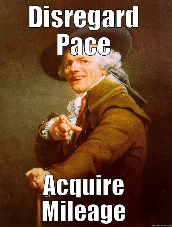 DISREGARD PACE ACQUIRE MILEAGE Joseph Ducreux