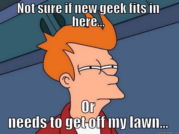 NOT SURE IF NEW GEEK FITS IN HERE... OR NEEDS TO GET OFF MY LAWN... Futurama Fry