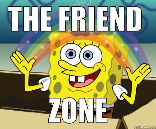 THE FRIEND  ZONE Spongebob rainbow