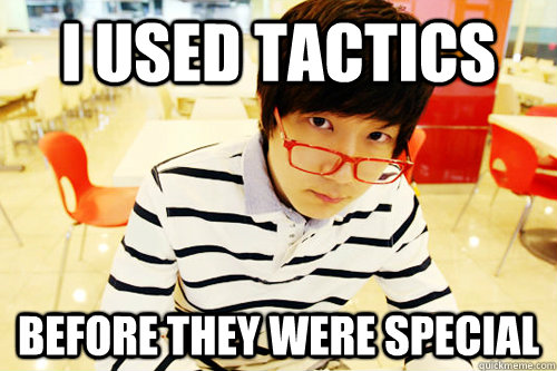 I used tactics Before they were special  Hipster Jaedong